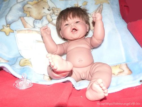Magnifique gros bébé à jouer, extraordinairement réaliste, sexué garçon